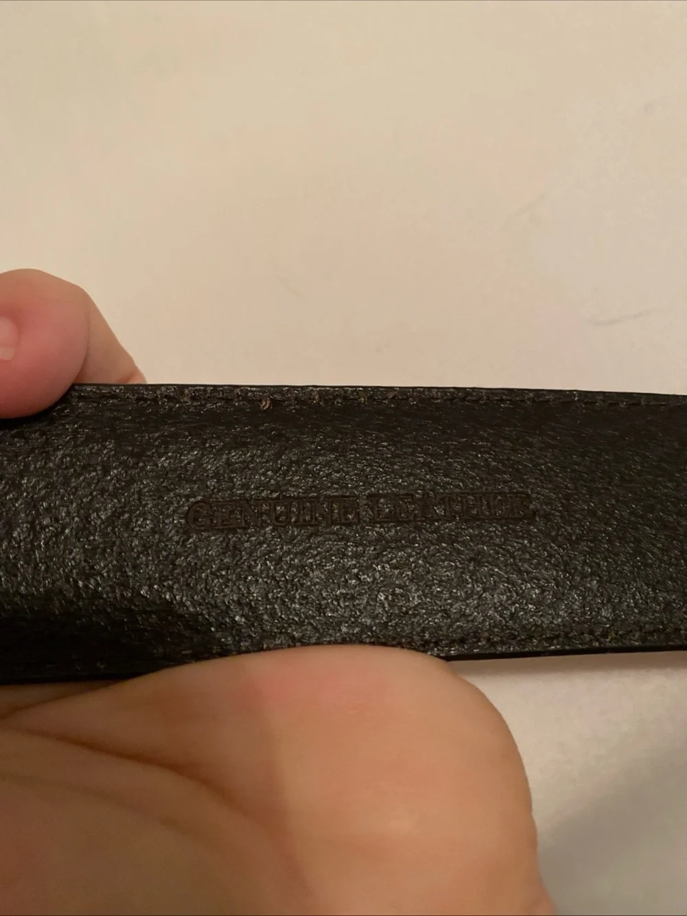 Men's Leather belt by Johnston and Murphy